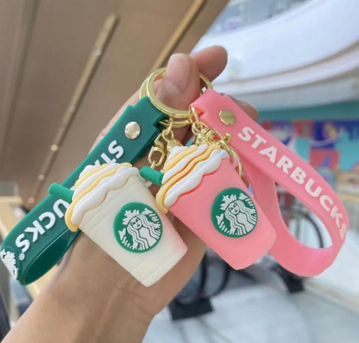 Starbucks keychains fashion