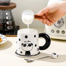 Load image into Gallery viewer, Black &amp; White Panda Mug
