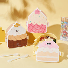 Load image into Gallery viewer, Sweet Cake Lunch Box with Cutlery
