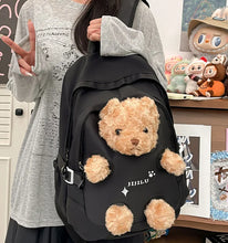 Load image into Gallery viewer, Big Teddy Plush Korean Backpack
