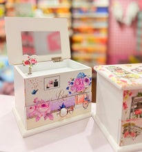 Load image into Gallery viewer, Wodden Drawer Jewel Music Box
