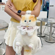 Load image into Gallery viewer, Real Look Cat Furry Backpack
