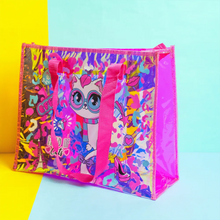 Load image into Gallery viewer, Vest Cat Holographic Tote Bag
