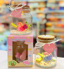 Load image into Gallery viewer, Heart Glass Jar Lamp

