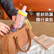 Load image into Gallery viewer, Lucky Star Holographic Charm Glass Bottle
