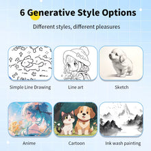 Load image into Gallery viewer, Ai Black &amp; White Printer (Draw + Sketch + Animation)

