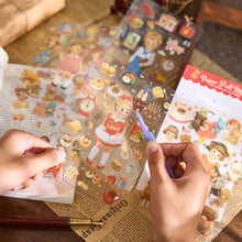 Load image into Gallery viewer, Retro Girl Sticker Sheet (4 Sheets)
