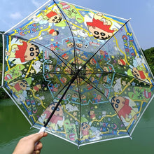 Load image into Gallery viewer, Shinchan Transparent Automatic Umbrella
