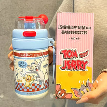 Load image into Gallery viewer, Tom &amp; Jerry Insulated Dual Sipper Bottel 480ml
