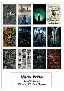 Harry Potter Poster Set of 12