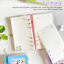 Load image into Gallery viewer, Panda Balloon Spiral Notebook
