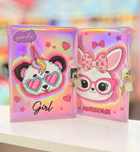 Load image into Gallery viewer, Kawai Animal Lock Notebook
