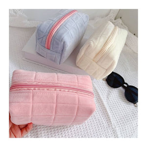 Pastel Plush Pencil Pouch