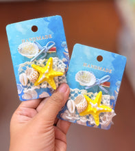 Load image into Gallery viewer, Yellow Star Fish Hair Pin
