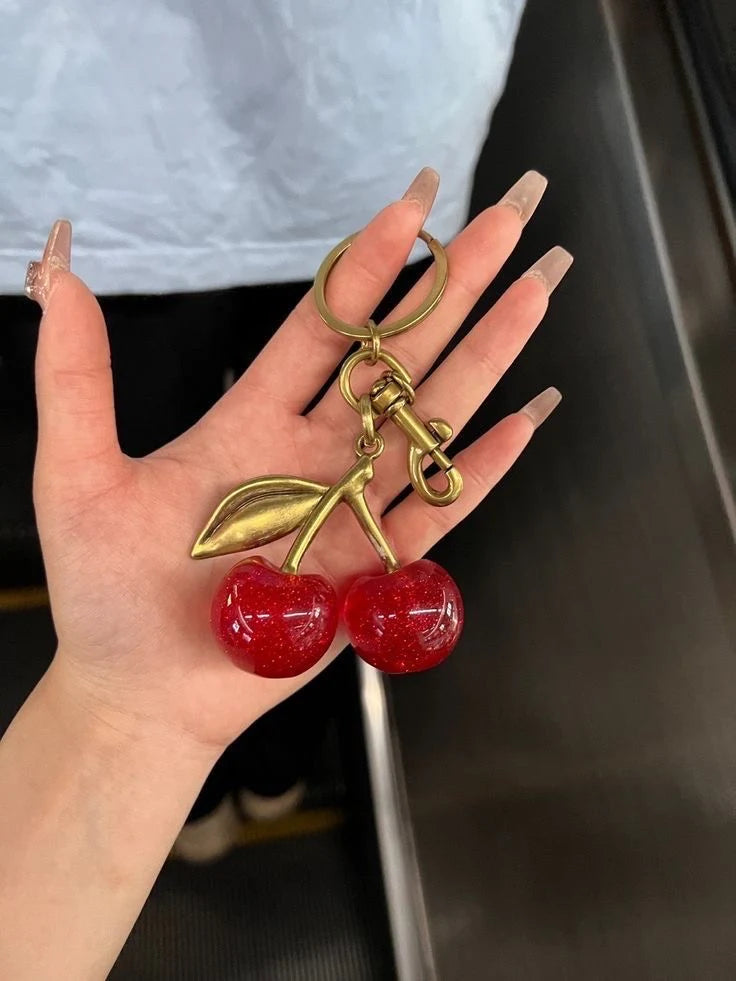 Cherry Bag Charm