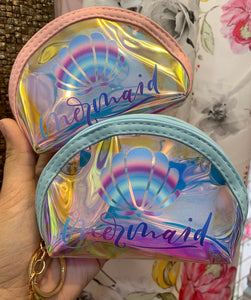 Mermaid Holographic Coin Pouch