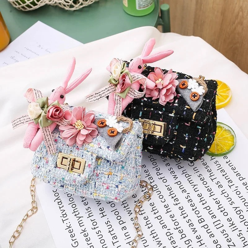 Floral Bunny Sling Bag