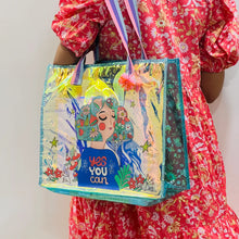 Load image into Gallery viewer, Vest Yes You Can Holographic Tote Bag

