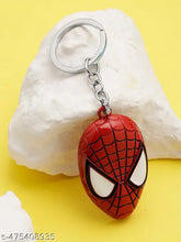 Load image into Gallery viewer, Spider Man Metal Keychain
