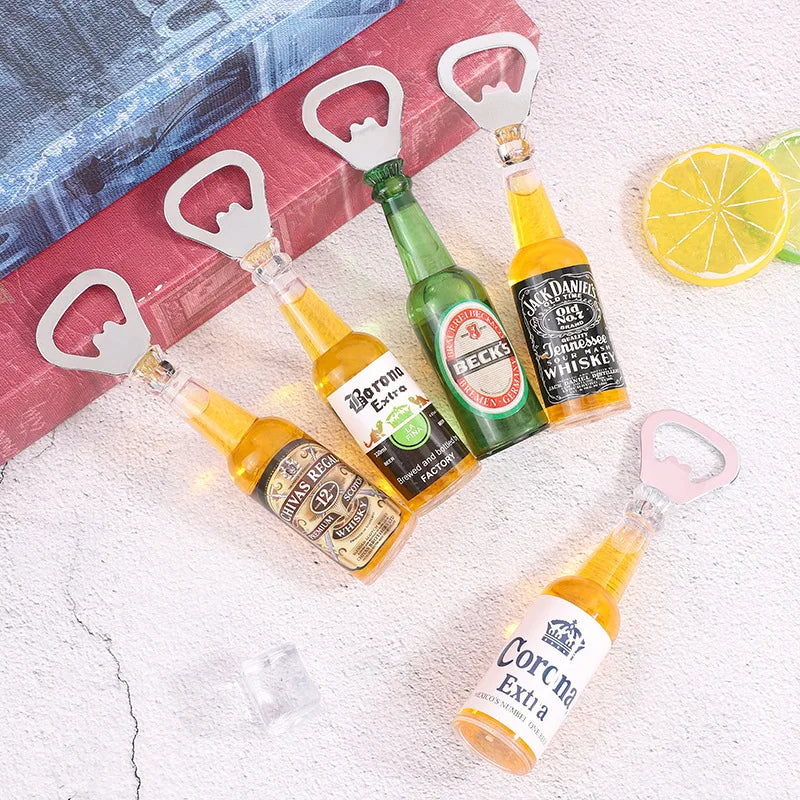 Beer Bottle Fridge Magnet & Bottle Opener