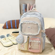 Load image into Gallery viewer, Korean Frill Pastel Backpack
