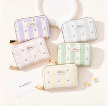 Load image into Gallery viewer, Pastel Strips Cash Wallet
