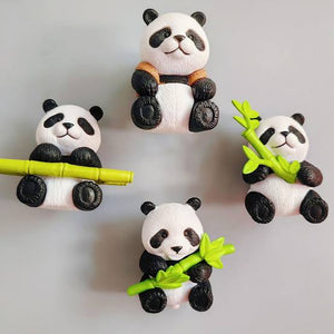 Bamboo Panda Fridge Magnet