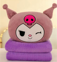 Load image into Gallery viewer, Kawaii Plush Pillow with Micro Fiber Blanket
