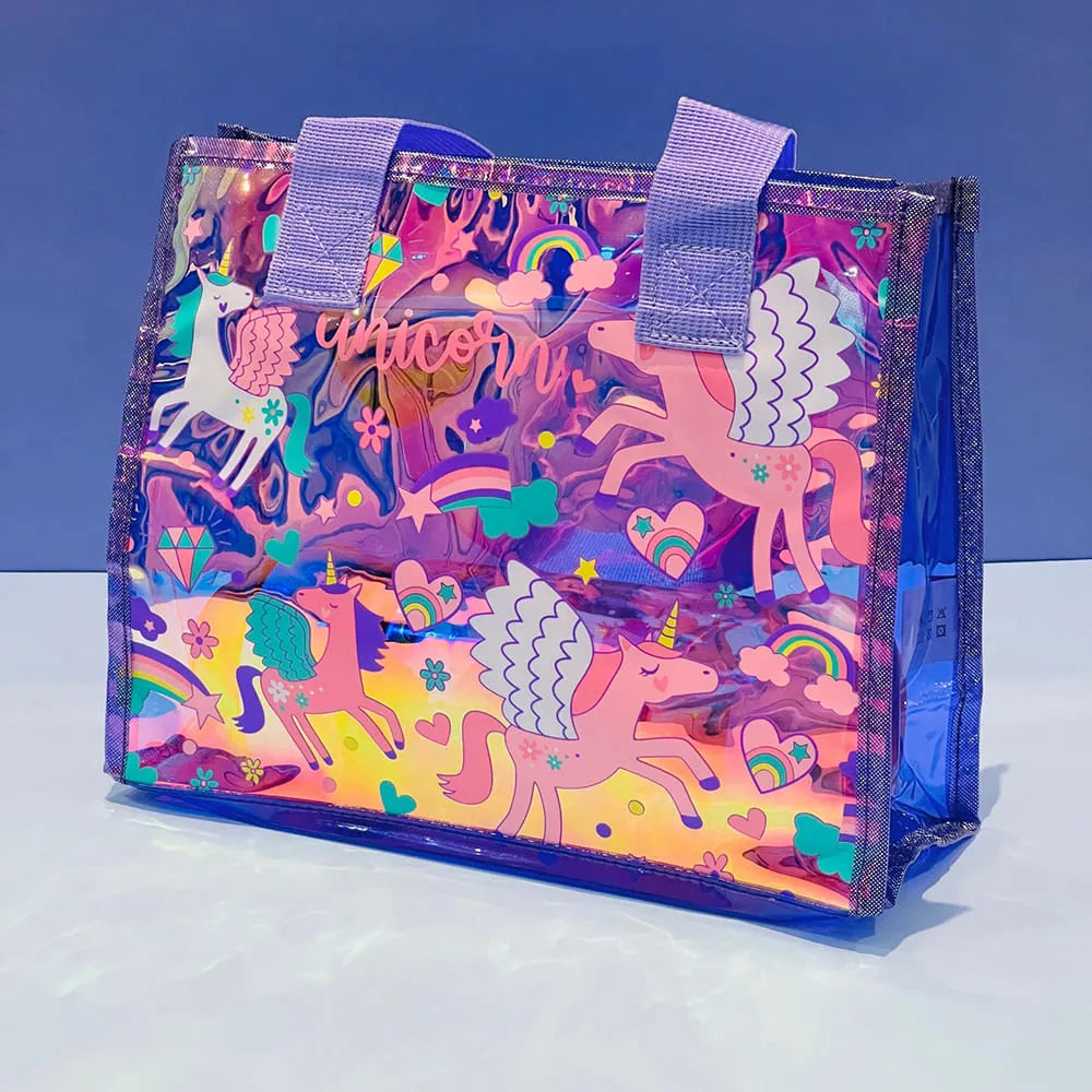 Vest Unicorn Holographic Tote Bag