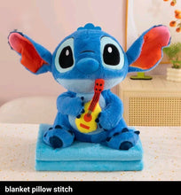 Load image into Gallery viewer, Stitch Plushie with Micro Fiber Blanket
