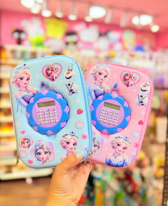 Frozen Big Pencil Box With Calculator