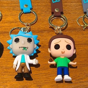 Rick and Morty Keychains