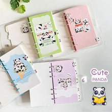 Load image into Gallery viewer, Panda Balloon Spiral Notebook
