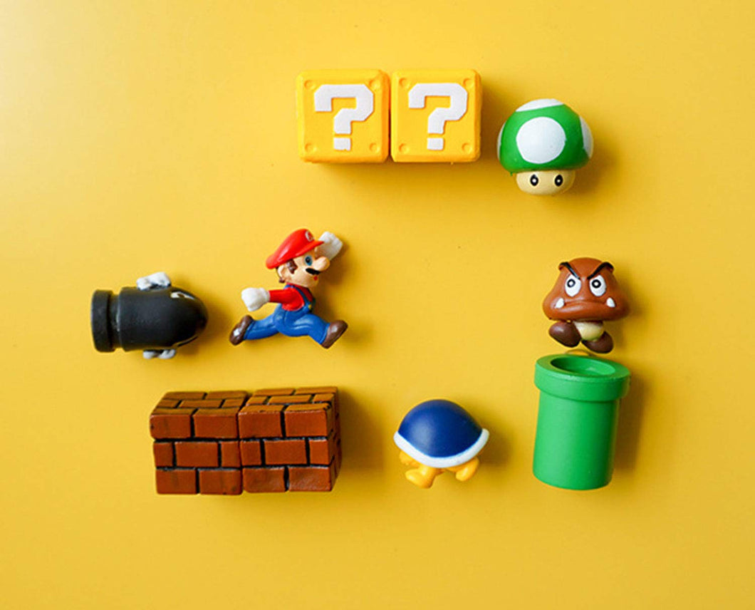 Mario Set of 10 Fridge Magnet