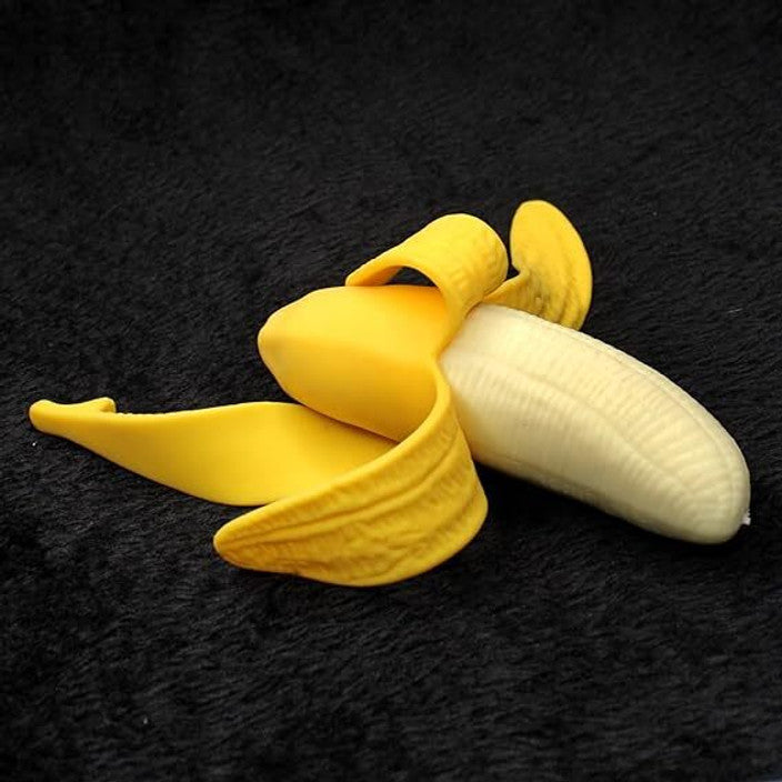 Realistic Banana Stress Relief Squishy Toy