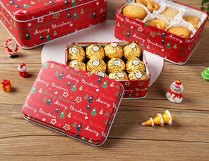 Merry Christmas Tin Box Set of 3