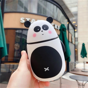 Panda Mini Glass Flask