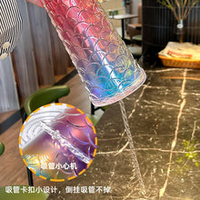 Load image into Gallery viewer, Mermaid Scale Sipper Glass
