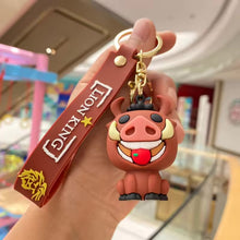 Load image into Gallery viewer, Lion King Silicone Keychain
