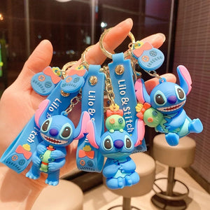 Stitch Silicone Keychain