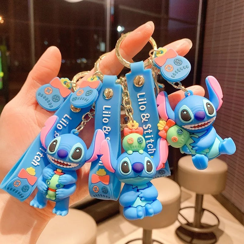 Stitch Silicone Keychain