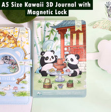 Load image into Gallery viewer, Panda Kawaii Printed Journal
