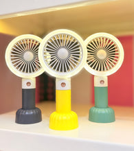 Load image into Gallery viewer, Retro Rechargeable Fan + Light
