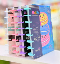 Load image into Gallery viewer, Ice Cream Spiral Notebook
