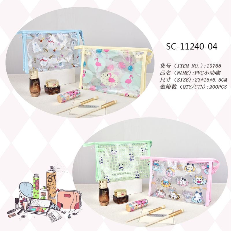 Cartoon PVC Utility Pouch