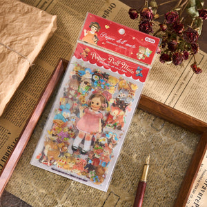 Retro Girl Sticker Sheet (4 Sheets)