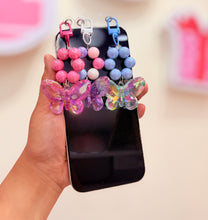 Load image into Gallery viewer, Crystal Butterfly Small Mobile Charm

