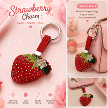 Load image into Gallery viewer, Strawberry Studded Charm
