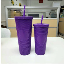 Load image into Gallery viewer, Studded Sipper Glass
