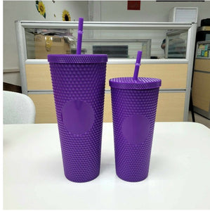 Studded Sipper Glass